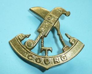 WW2 Indian Army - 1st Coorg Battalion - Wartime Raised …