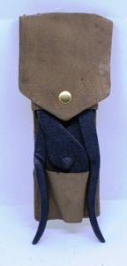 Army Wire Cutters and Canvas Pouch