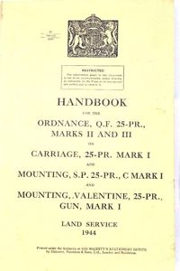 25 Pounder Ordnance Handbook
