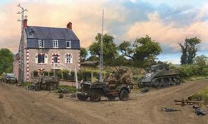 Dead Man's Corner Print by Simon Smith