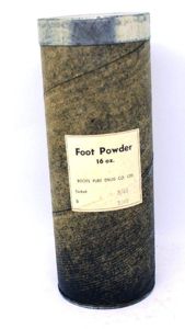 WWII British Military Foot Powder 16oz Container