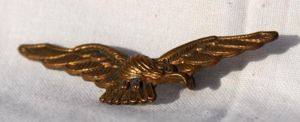 WWII RAF Officers Cap Badge