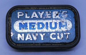 Players Navy Cut Tobacco Tin