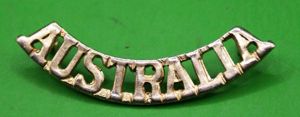 Australian Army Shoulder Title Badge.