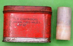 British Signal Flare Tin