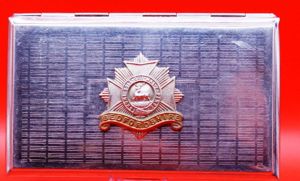 WWI Bedfordshire Badged Large Cigarette Case.