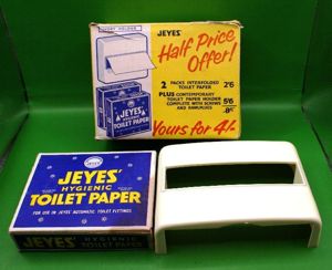Jeyes Toilet Paper and Holder