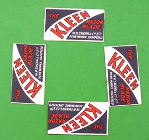 British WWII Escape And Evade Razor Blades