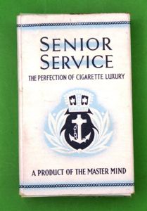 Senior Service Cigarette Packet.