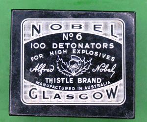 Nobel Detonator Tin