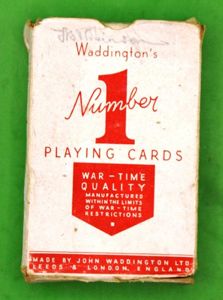 WWII British Waddingtons Playing Cards
