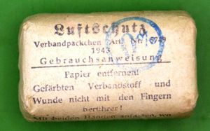 WWII German Wound Dressing.