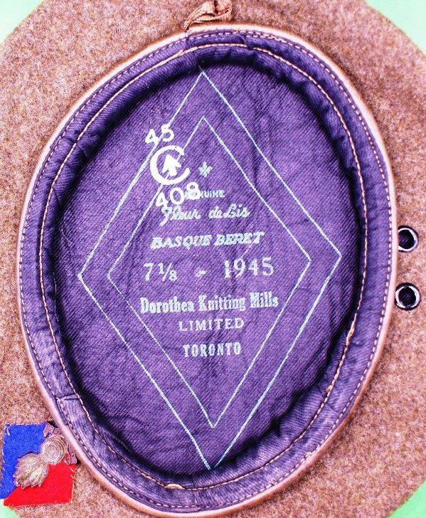 Canadian Beret with Artillery Cap Badge. — image 3