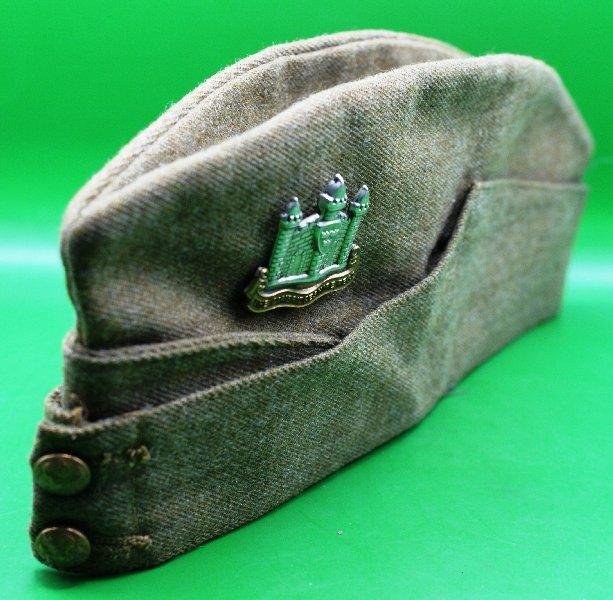 British Army Side Cap with Cambridgeshire Regiment Cap Badge — image 5