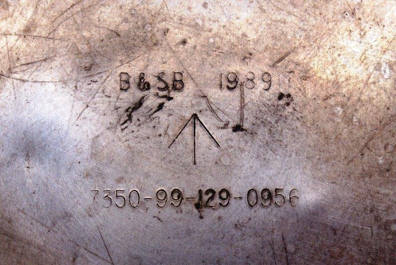 British Military Issue Aluminium Plate / Bowl — image 2