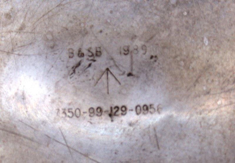 British Military Issue Aluminium Plate / Bowl — image 3