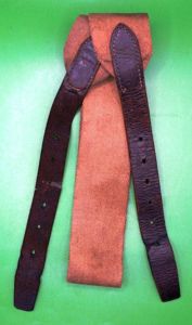 British Leather and Canvas Carry Strap