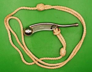 Royal Navy Bosun Whistle and Lanyard
