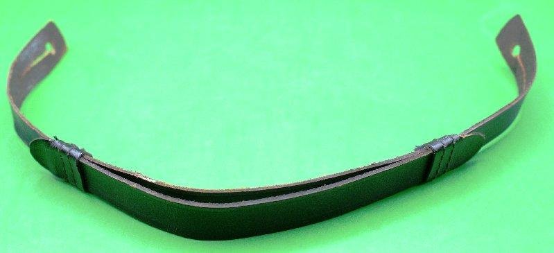 British Army Black Leather Cap Strap — image 4