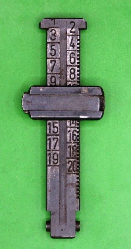 German Mauser K98 Rear Sight Leaf. — image 2