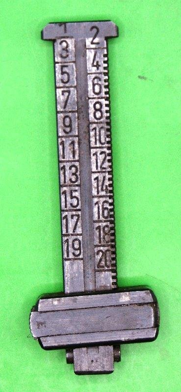 German Mauser K98 Rear Sight Leaf. — image 4