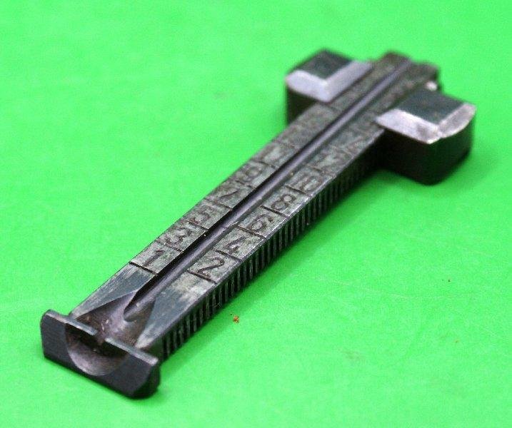 German Mauser K98 Rear Sight Leaf. — image 5