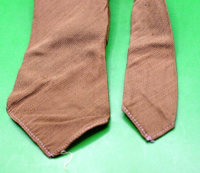 US Officers Chocolate Brown Tie — image 3