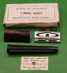 US WW2 Army Gillette Safety Razor