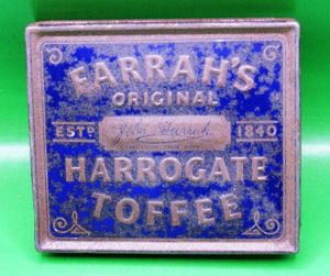 WWII Farrah's Harrogate Toffee Tin
