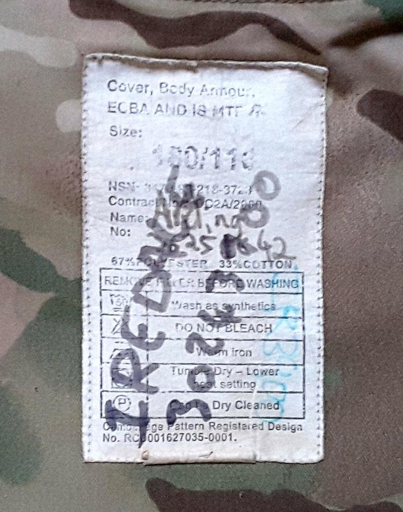 British Body Armour Cover ECBA with Soft Filler's — image 2