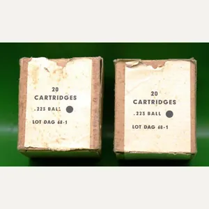 2 X 223 Cartridge Cardboard Boxes