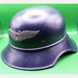 German Luftschutz Civil Defence Helmet