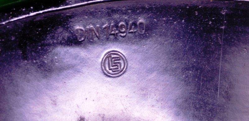 German M34 Fire Police Helmet (Feuerschutzpolizei M34 Stahlhelm) — image 3