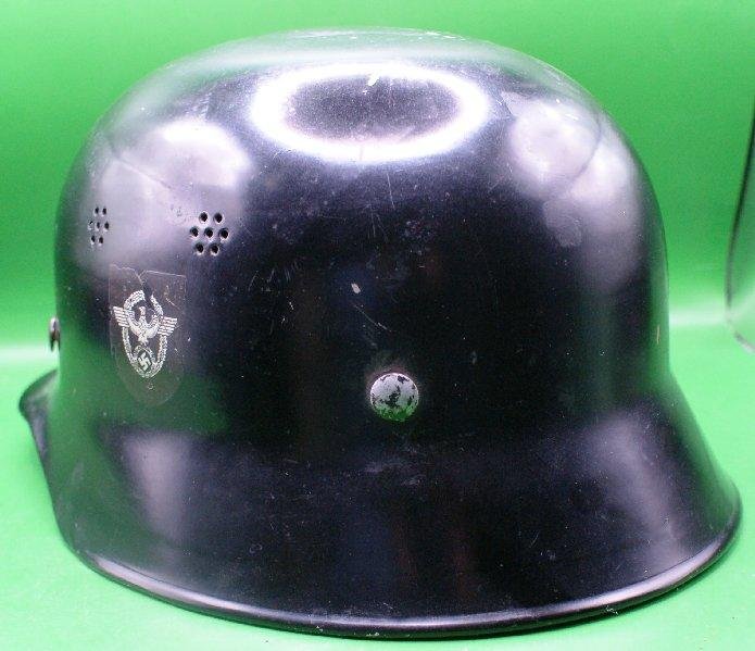 German M34 Fire Police Helmet (Feuerschutzpolizei M34 Stahlhelm) — image 5