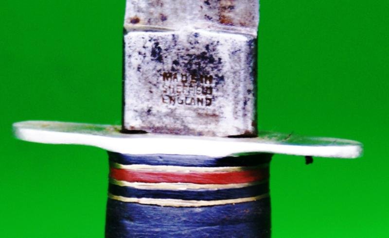 William Rodgers Commando Knife with Leather Scabbard — image 3