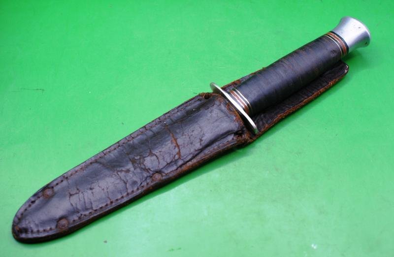 William Rodgers Commando Knife with Leather Scabbard — image 5