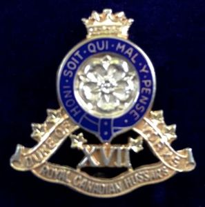 '17th Duke of York's Royal Canadian Hussars' 1923 Pattern Silver …