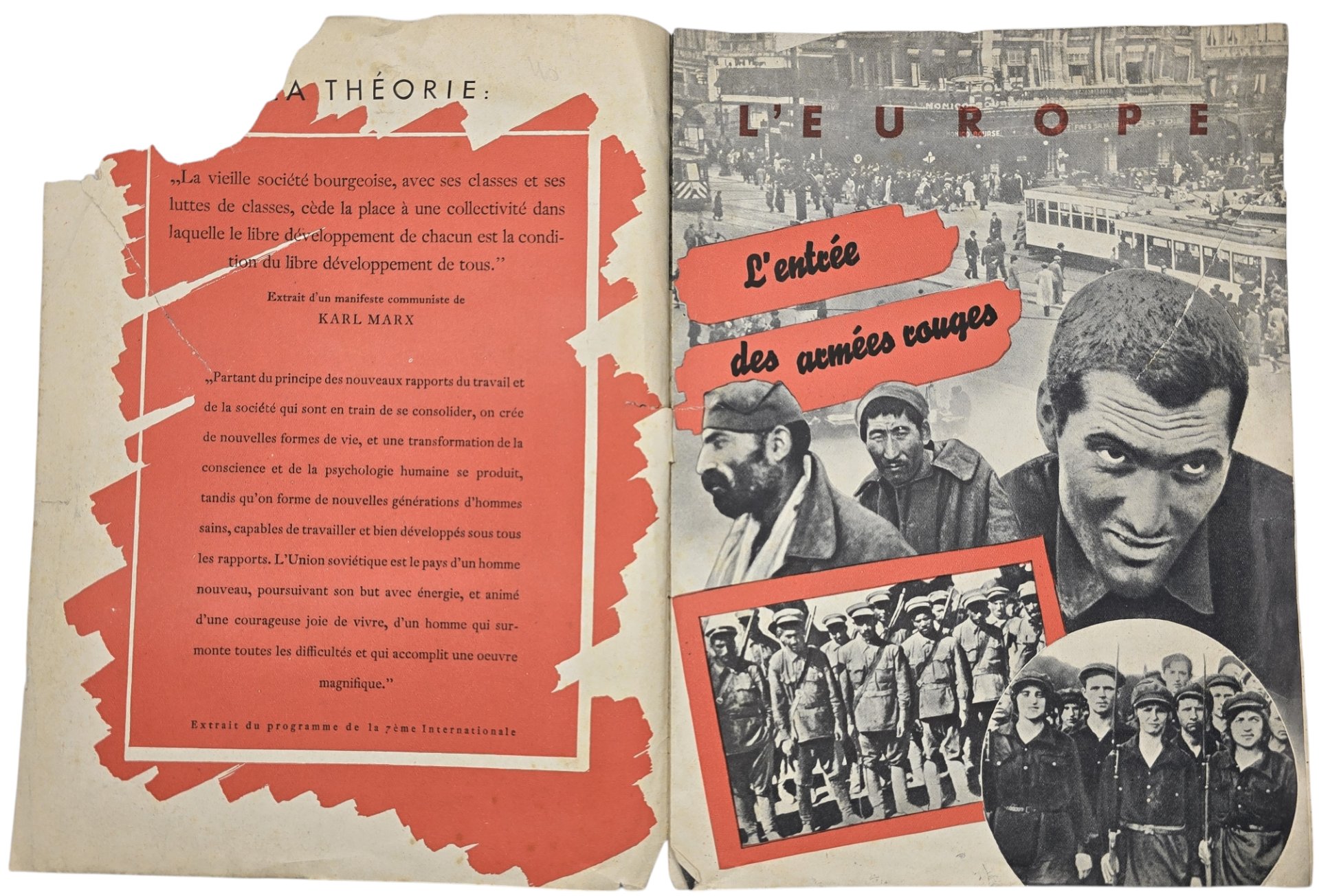 Original WW2 French Collaboration Brochure - Voila ce que le Bolchevisme apporte à l'Europe (1943) — image 2