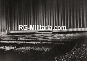 Original WW2 French Press Photo - Night lights, Reichsparteitag Nürnberg …