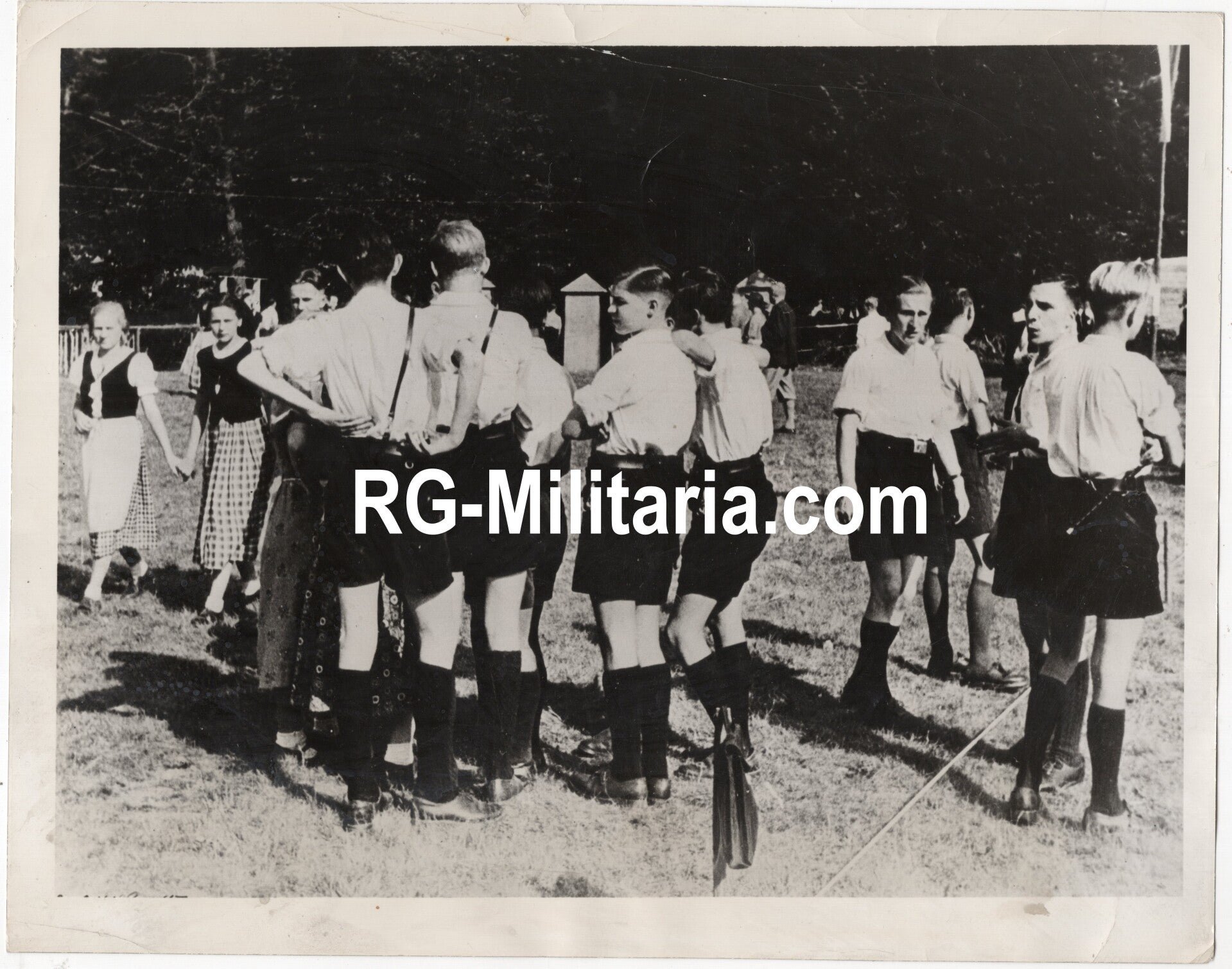 Original WW2 US Press Photo - Konrad Henlein youth camp, Czechoslovakia, Sudetenland (1938) — image 3