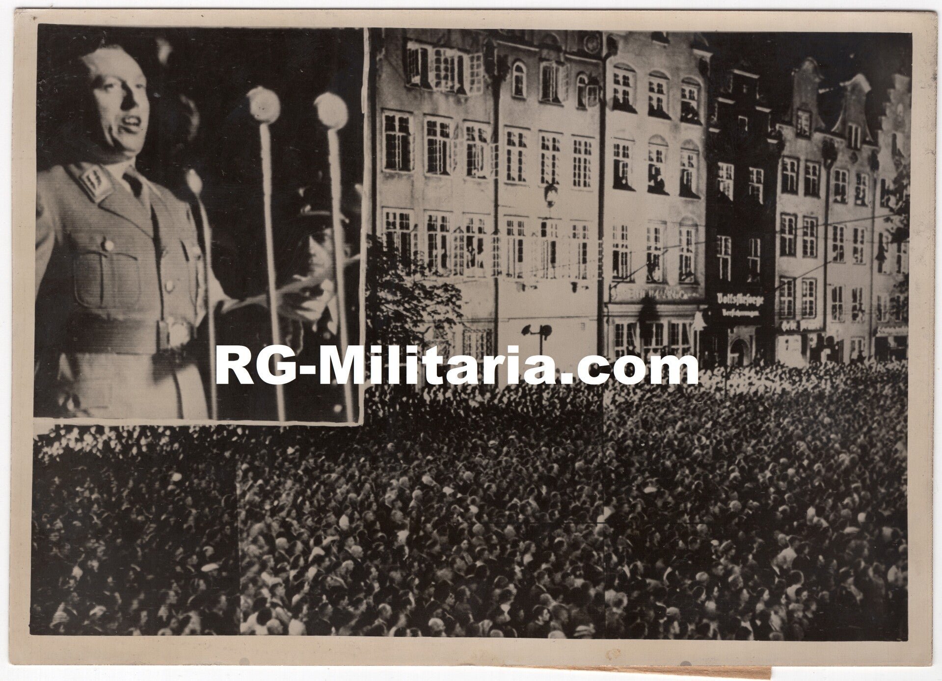 Original WW2 French Press Photo - Gauleiter Danzig, Albert Forster speech about Anti-Polonism (1939) — image 3