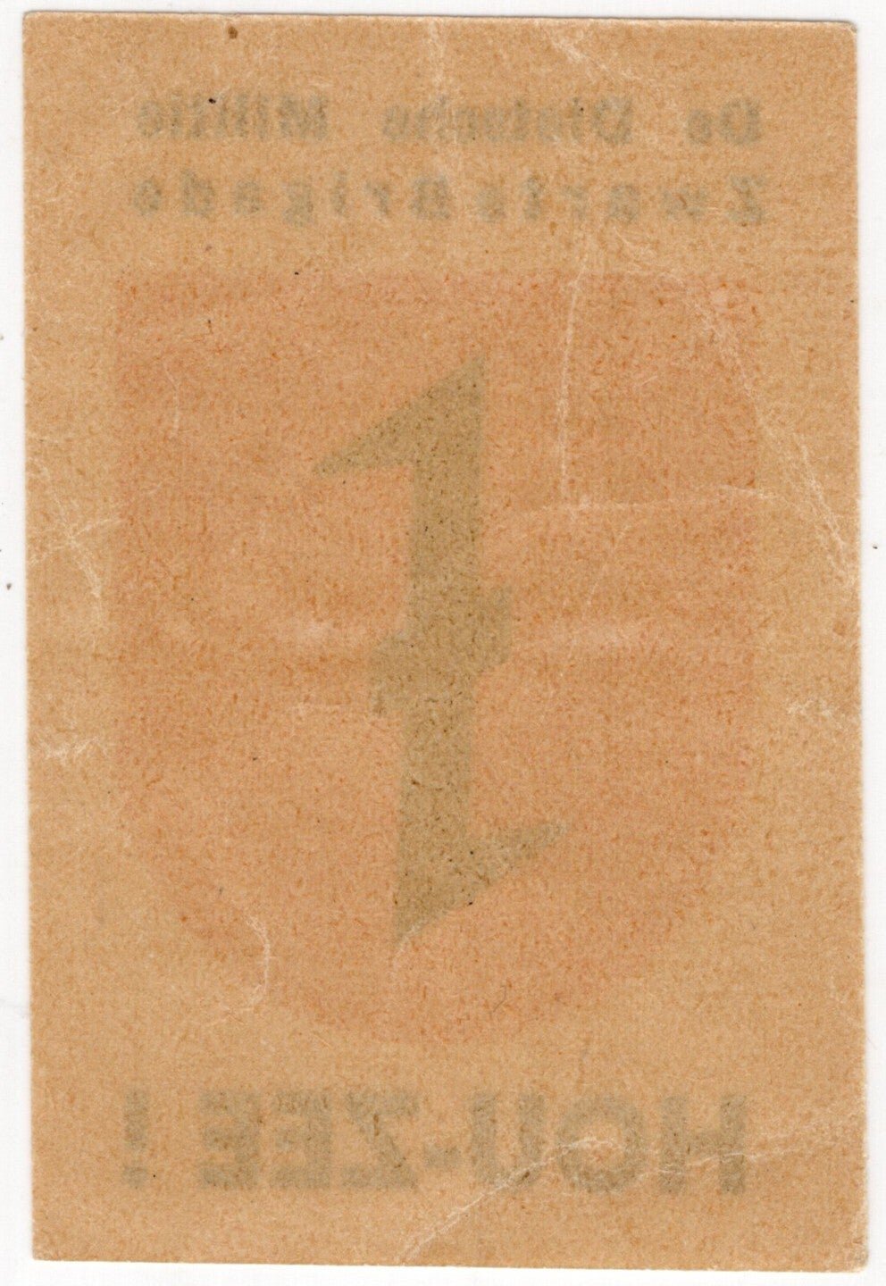 Original WW2 Flemish Collaboration Document - De Dietsche Militie Zwarte Brigade, Hou zee! stamp seal — image 2