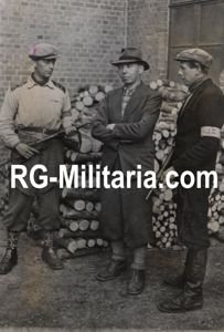 Original WW2 French Press Photo - Nasjonal Samling leader of …