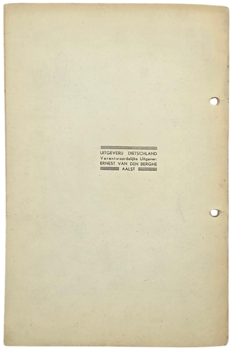 Original WW2 Flemish Collaboration Brochure - Het VNV en het Militaire vraagstuk, Staf de Clercq (1936) — image 6