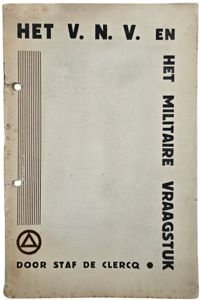 Original WW2 Flemish Collaboration Brochure - Het VNV en het …