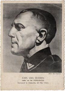 Original WW2 Flemish Collaboration Postcard - Verdinaso, Joris van Severen, …