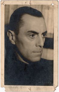 Original WW2 Flemish Collaboration Postcard - Verdinaso Joris van Severen …