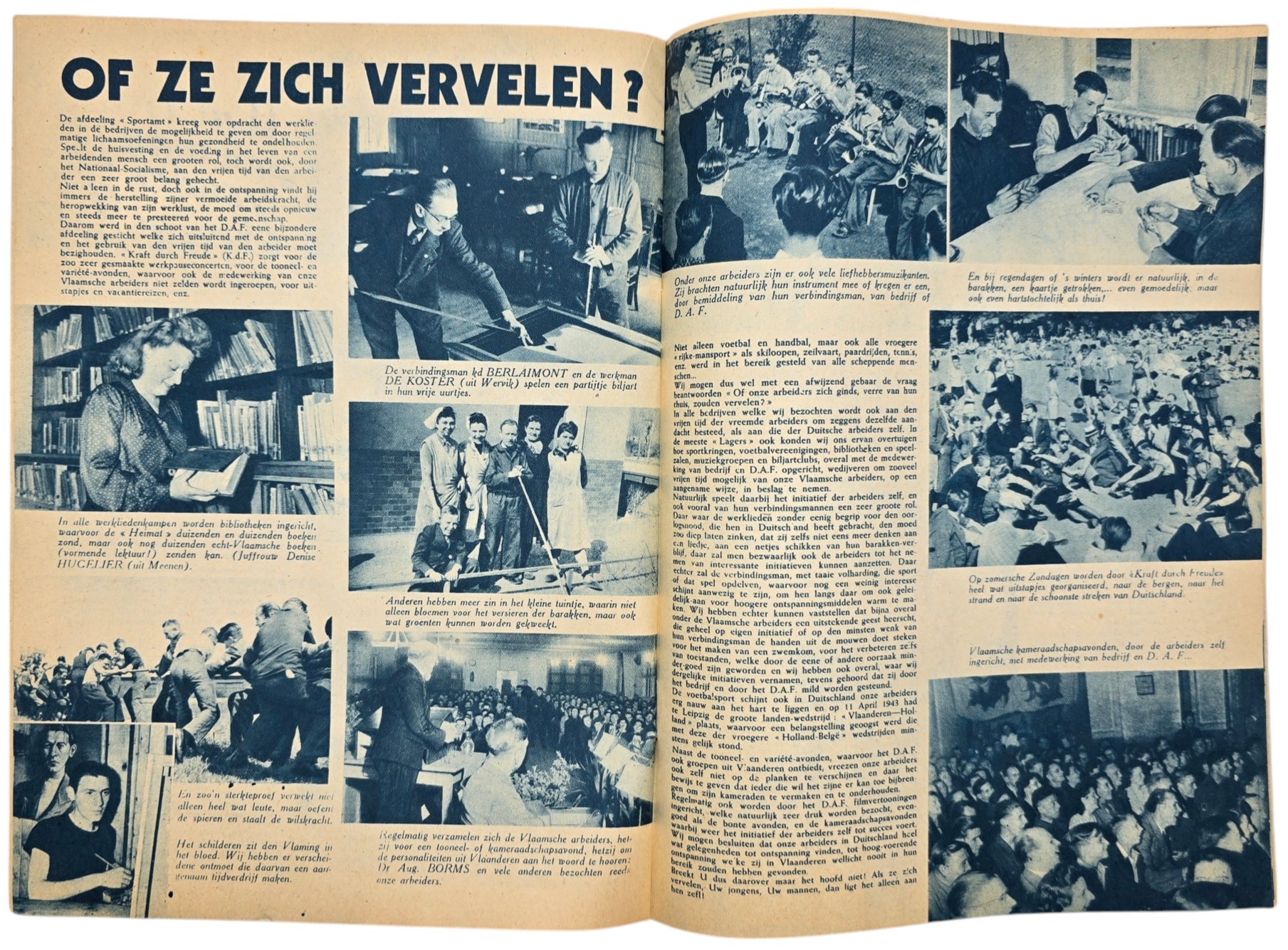 Original WW2 Flemish Collaboration Brochure - Bij ons ''arme gedeporteerden'' Ooggetuigen berichten (1943) — image 5