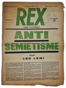 Original WW2 Flemish Collaboration REX Newspaper - REX voor Vlaanderen …