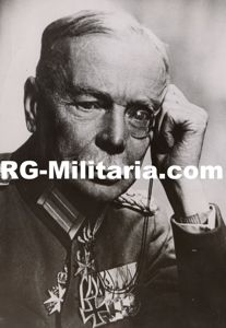 Original WW2 French Press Photo - Portrait General Hans von …